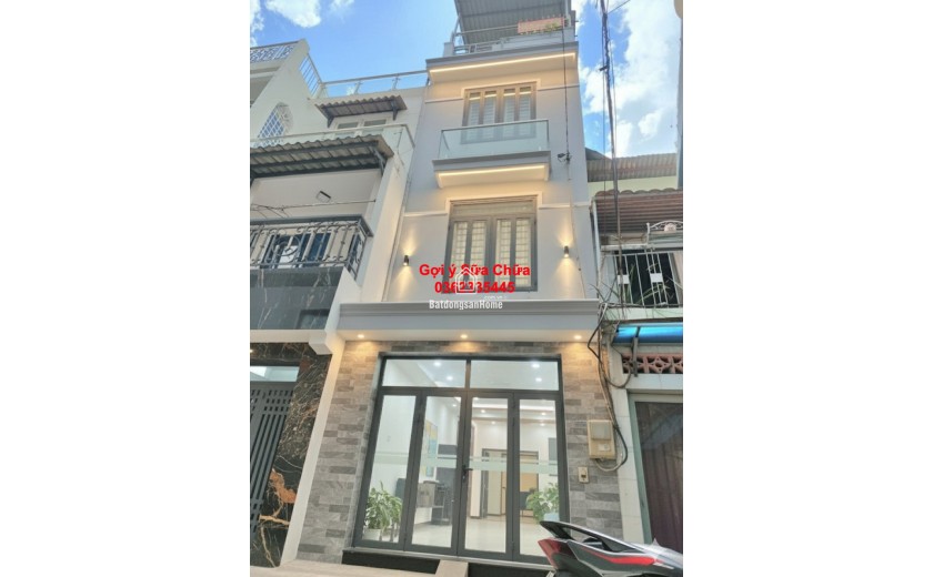 Nhà giá rẻ Nở hậu SHR 4 tầng 31m2 – Võ Văn Kiệt Quận 1 SS
